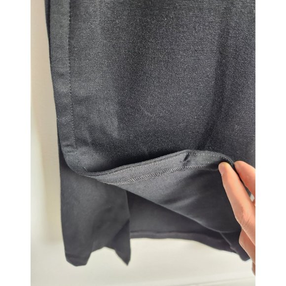 INC International Concepts Sz. 20W Black Boot Leg Split Hem Belted Pants NWT - Picture 5 of 9